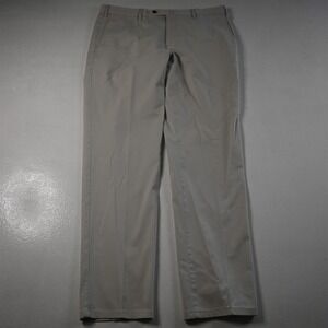 PT01 33x30 Stone Khaki Flat Front Slim Stretch Dress‎ Chino Mens Pants